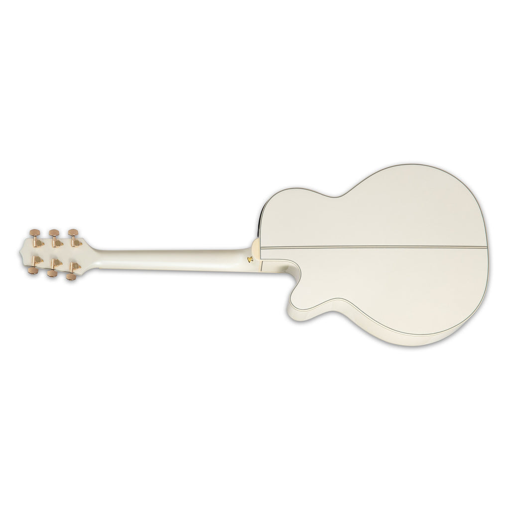Takamine GN37CE PW NEX Cutaway Acoustic-Electric Guitar, Solid Spruce Top, Pearl White