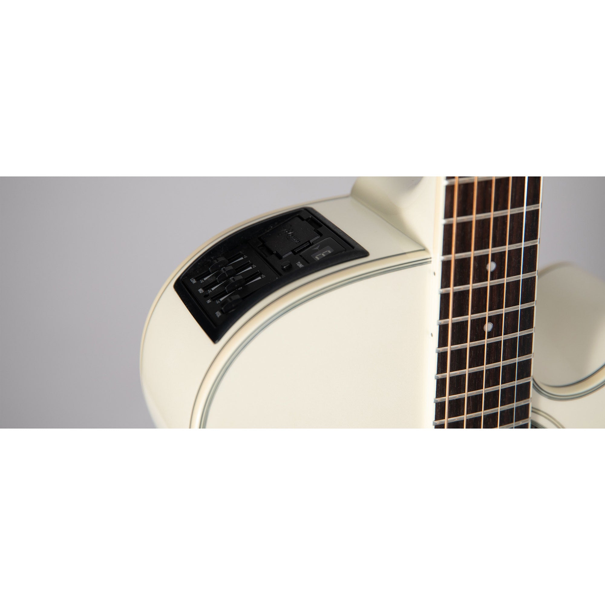 Takamine GN37CE PW NEX Cutaway Acoustic-Electric Guitar, Solid Spruce Top, Pearl White