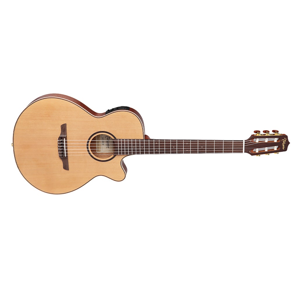 Takamine TSP148NC NS Nylon-String Acoustic Electric Guitar w/ Case, Solid Cedar Top