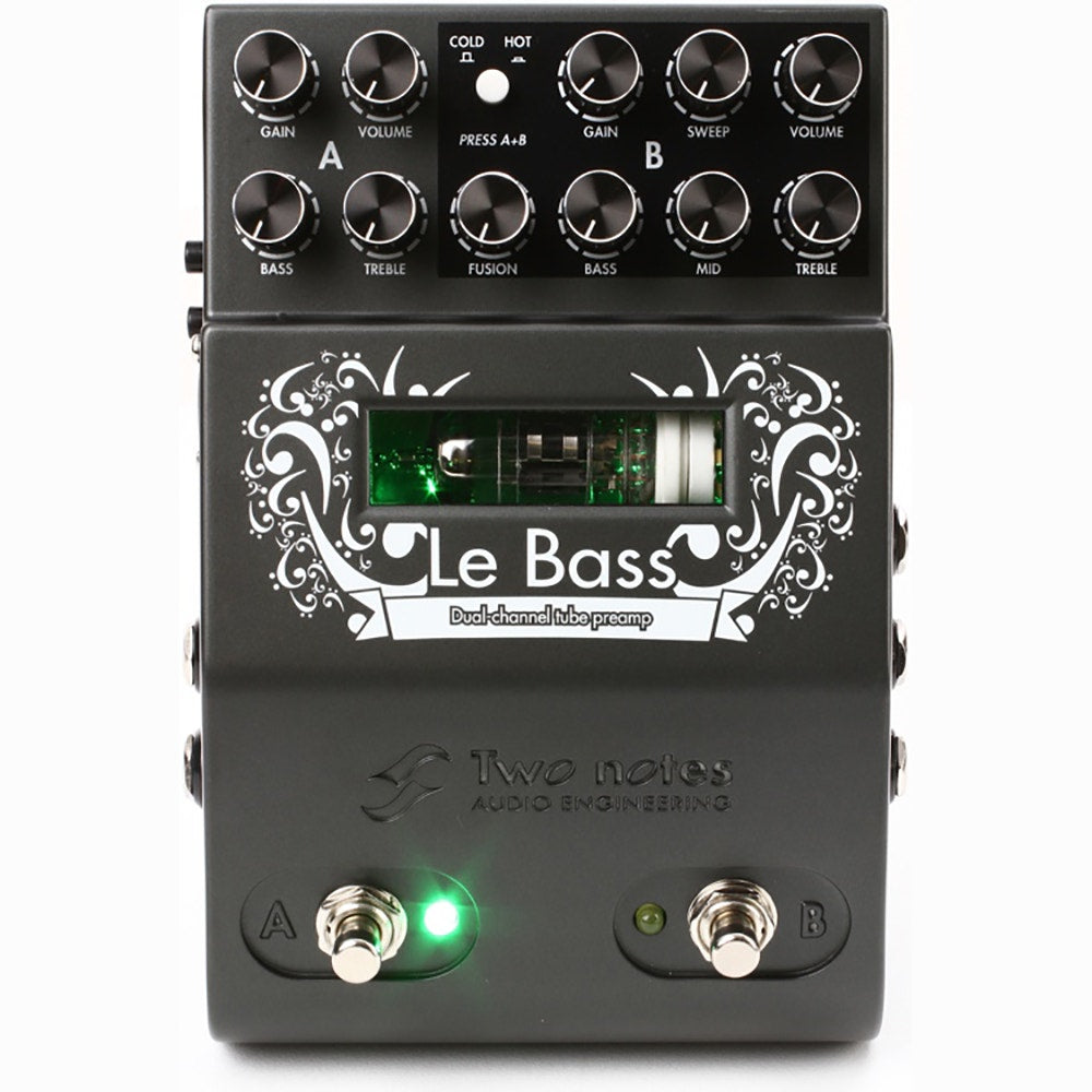 Two Notes Audio Engineering LeBass 2-Channel Preamp Guitar Effects Pedal (Open Box)