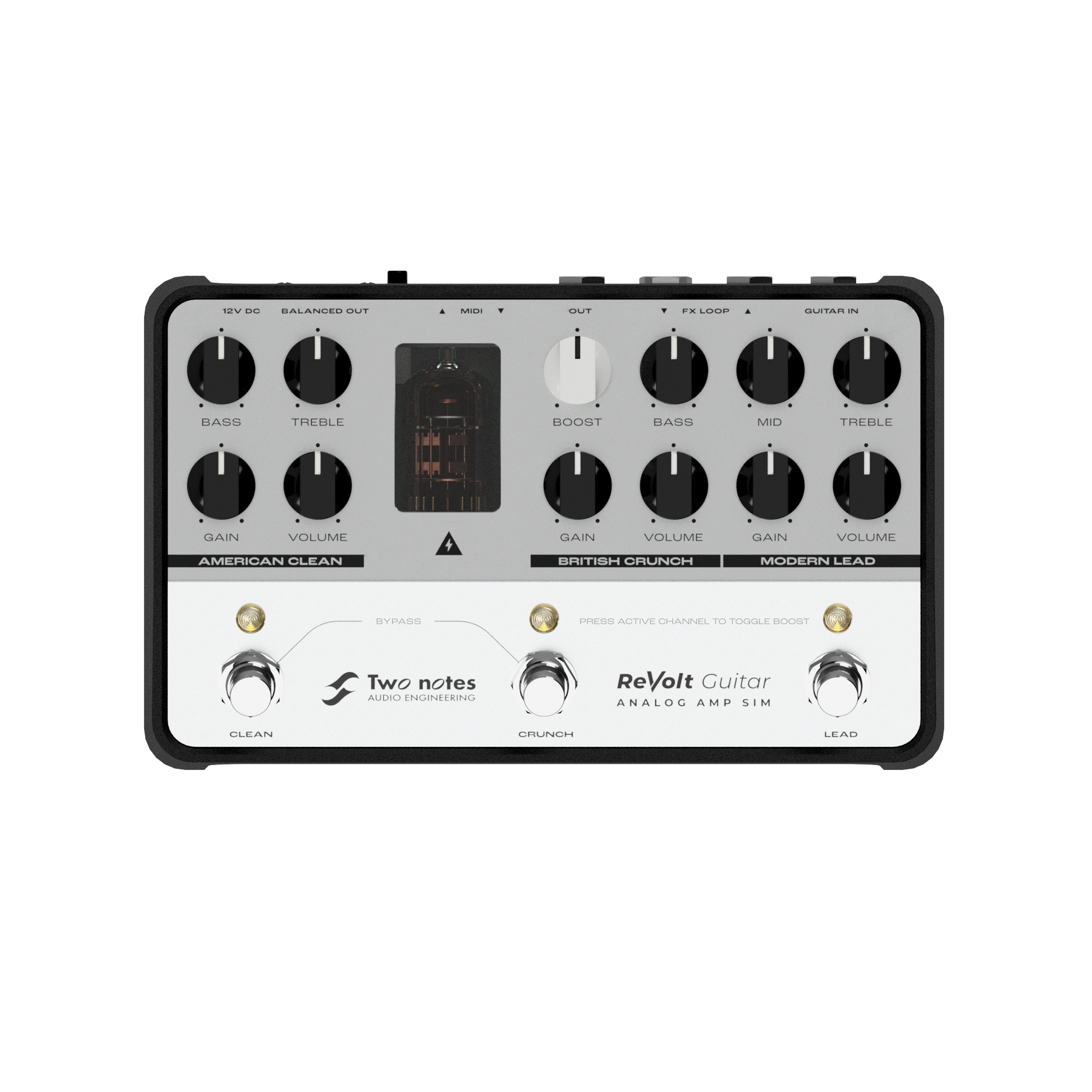 Two Notes Audio Engineering ReVolt Guitar Analog Amp Sim Effects Pedal