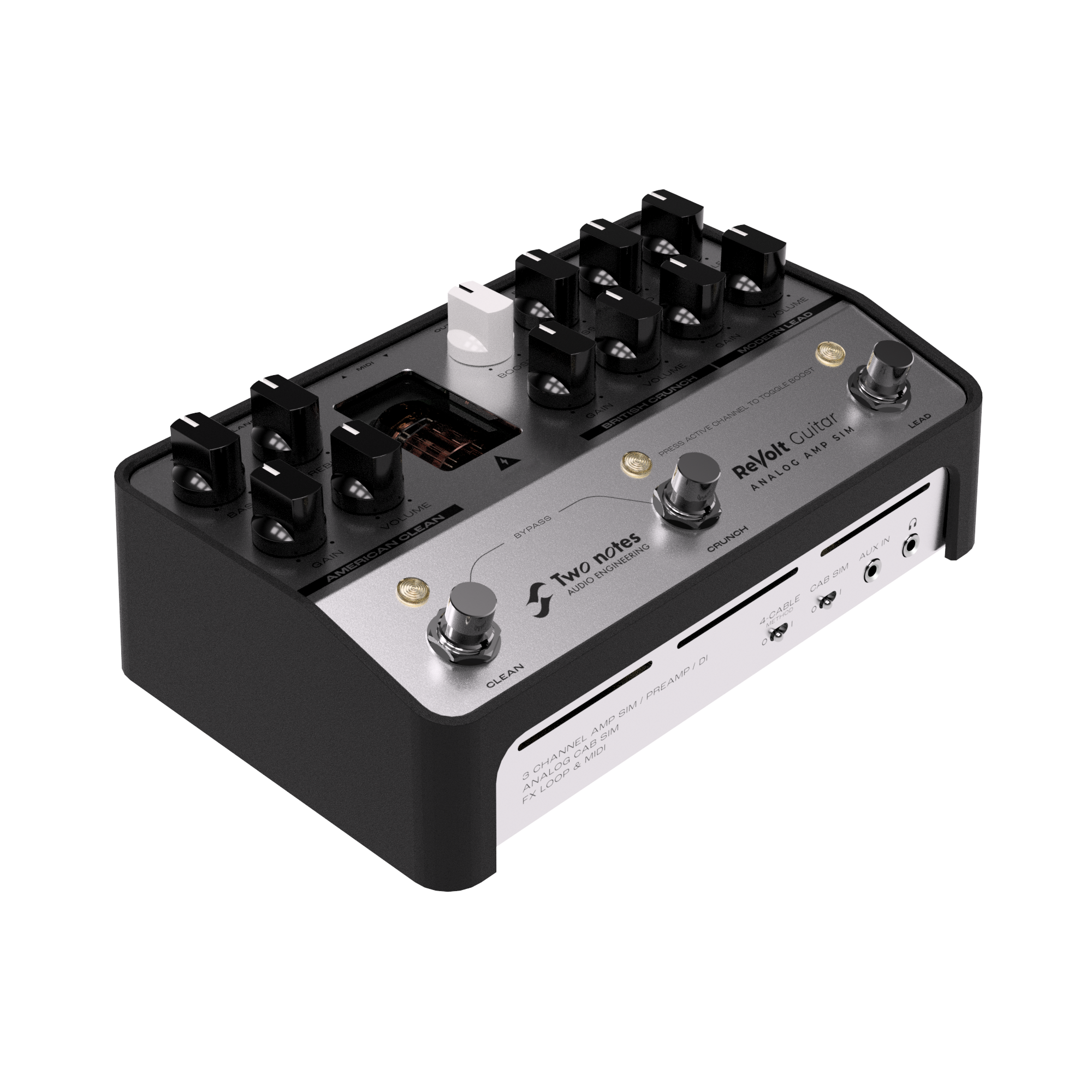 Two Notes Audio Engineering ReVolt Guitar Analog Amp Sim Effects Pedal