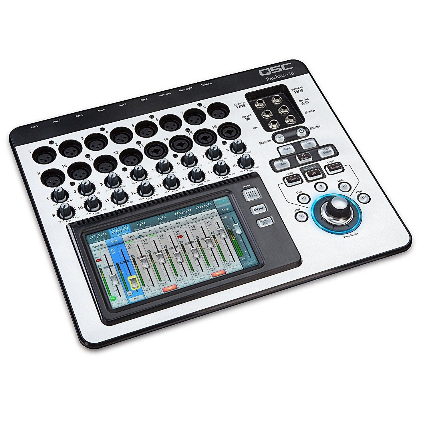 QSC TouchMix-16 Touch-screen Digital Audio Mixer with 16 Mic/Line Inputs