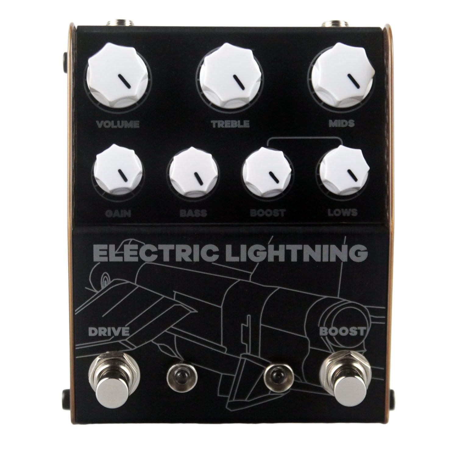 ThorpyFX Electric Lightning Chris Buck Signature Overdrive & Boost Guitar Effect Pedal