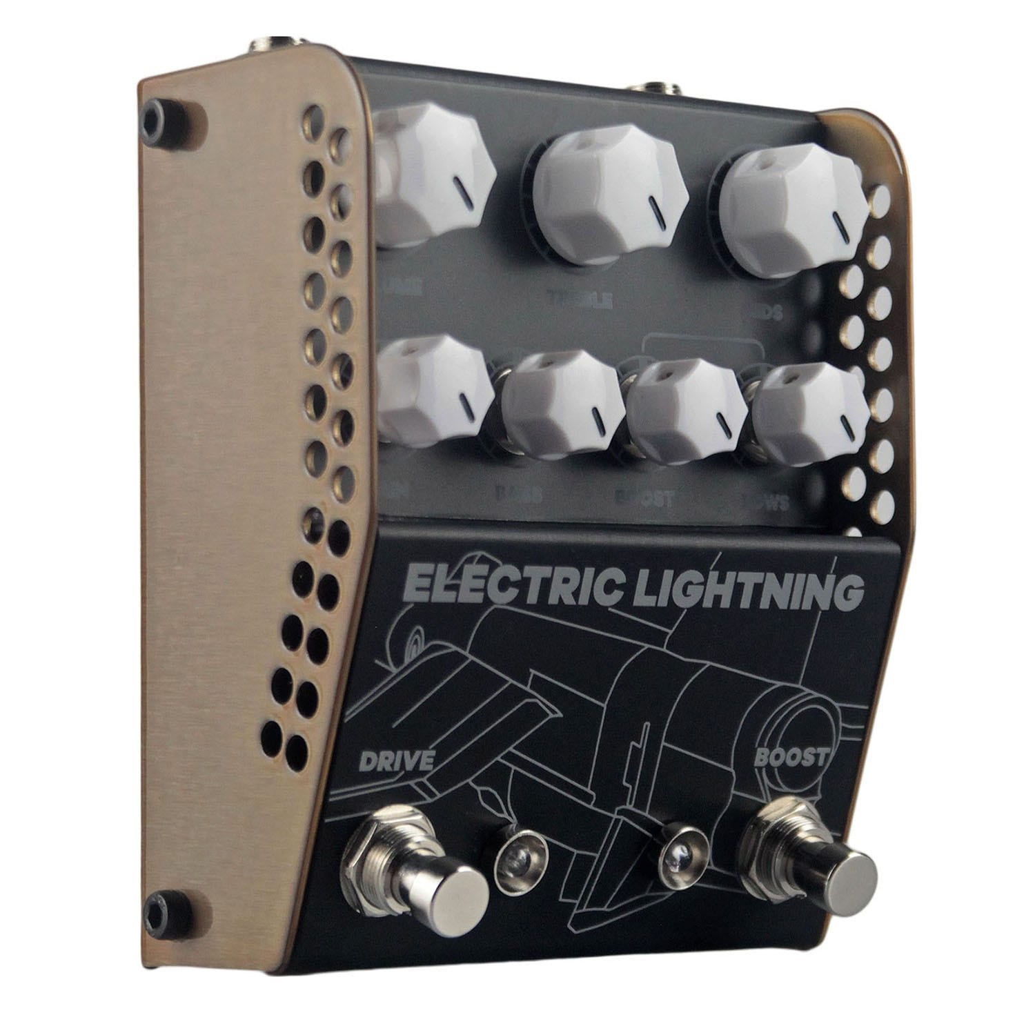 ThorpyFX Electric Lightning Chris Buck Signature Overdrive & Boost Guitar Effect Pedal