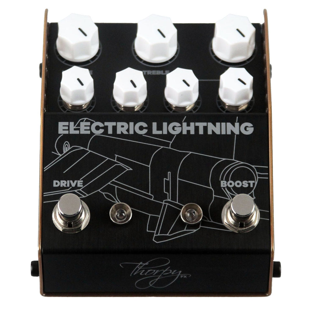 ThorpyFX Electric Lightning Chris Buck Signature Overdrive & Boost Guitar Effect Pedal