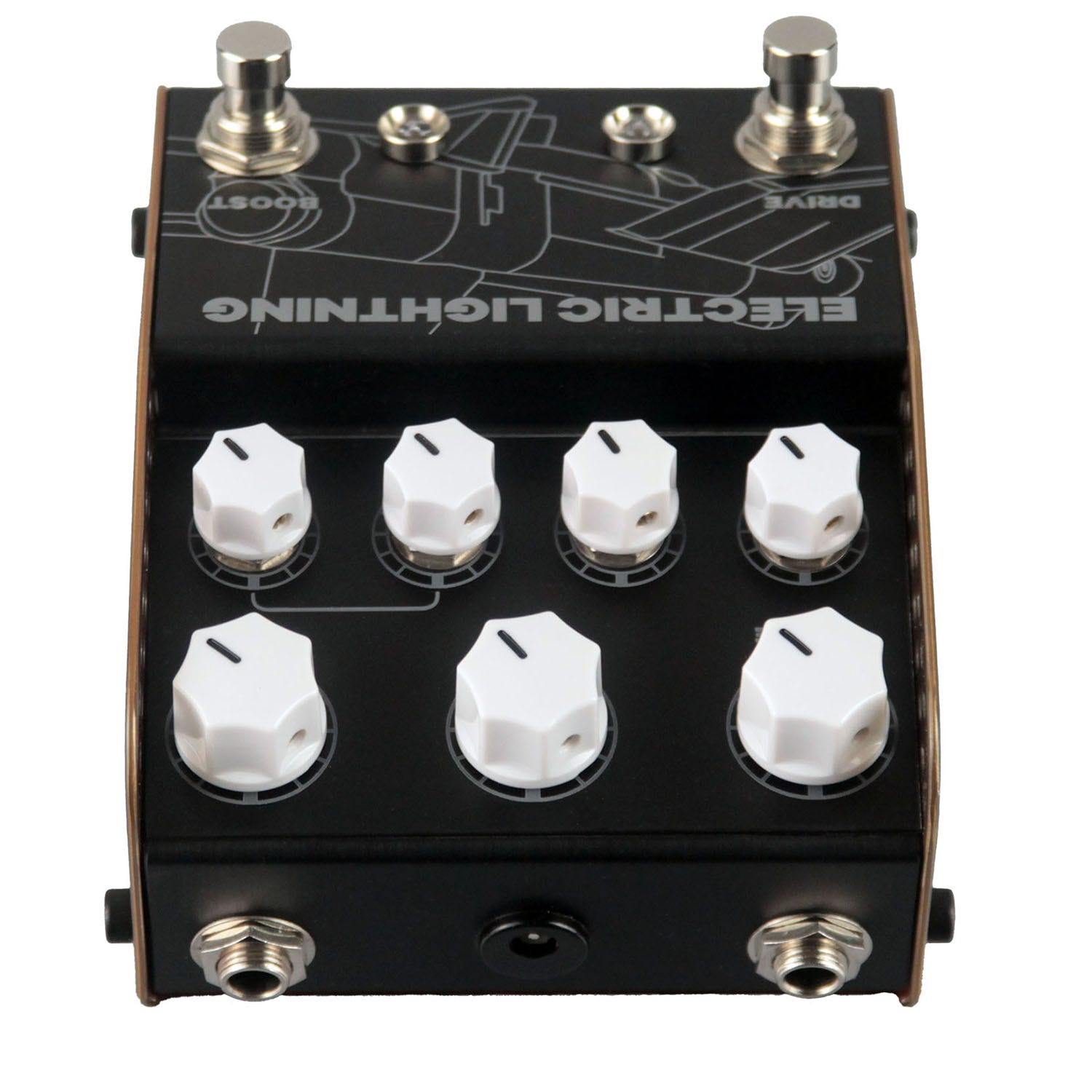 ThorpyFX Electric Lightning Chris Buck Signature Overdrive & Boost Guitar Effect Pedal