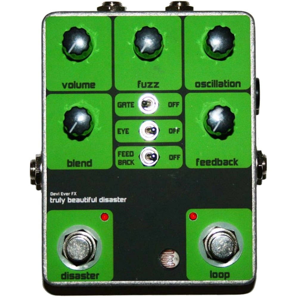 Devi Ever FX Truly Beautiful Disaster Oscillating Fuzz with Photo Eye Feedback Looper Guitar Effect Pedal