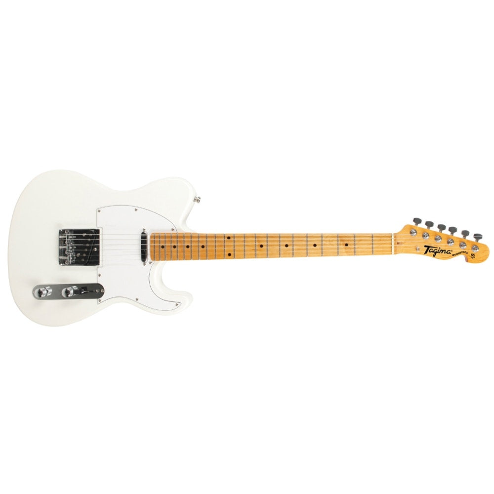 Tagima TW-55 Woodstock Series Tele Style Electric Guitar - Pearl White