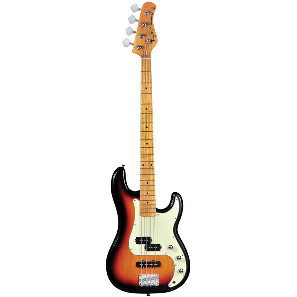 Tagima Guitars TW-65 Electric Bass Guitar, Sunburst TW65