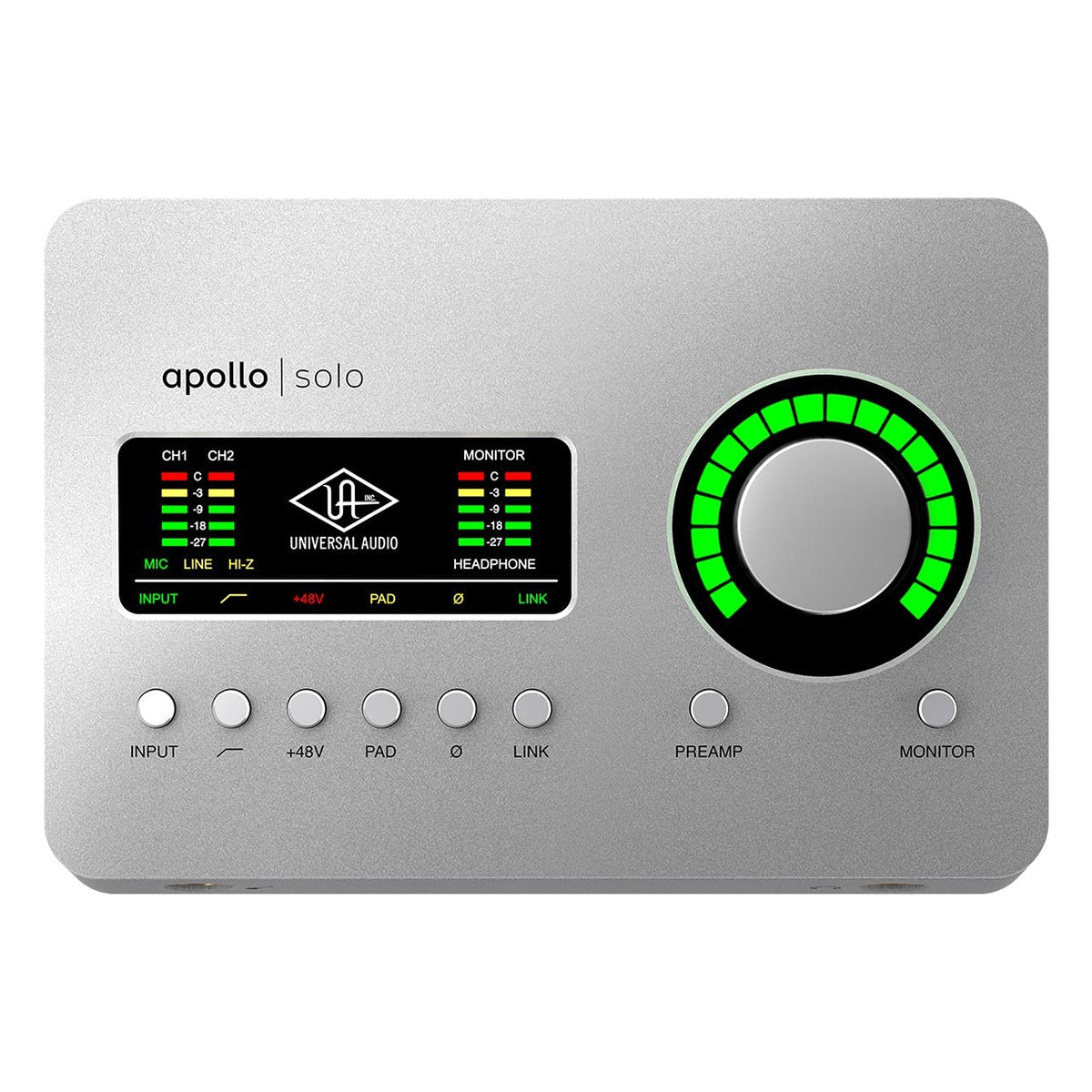 UA Universal Audio Apollo Solo 2-Input Thunderbolt 3 Audio Interface (B-STOCK)