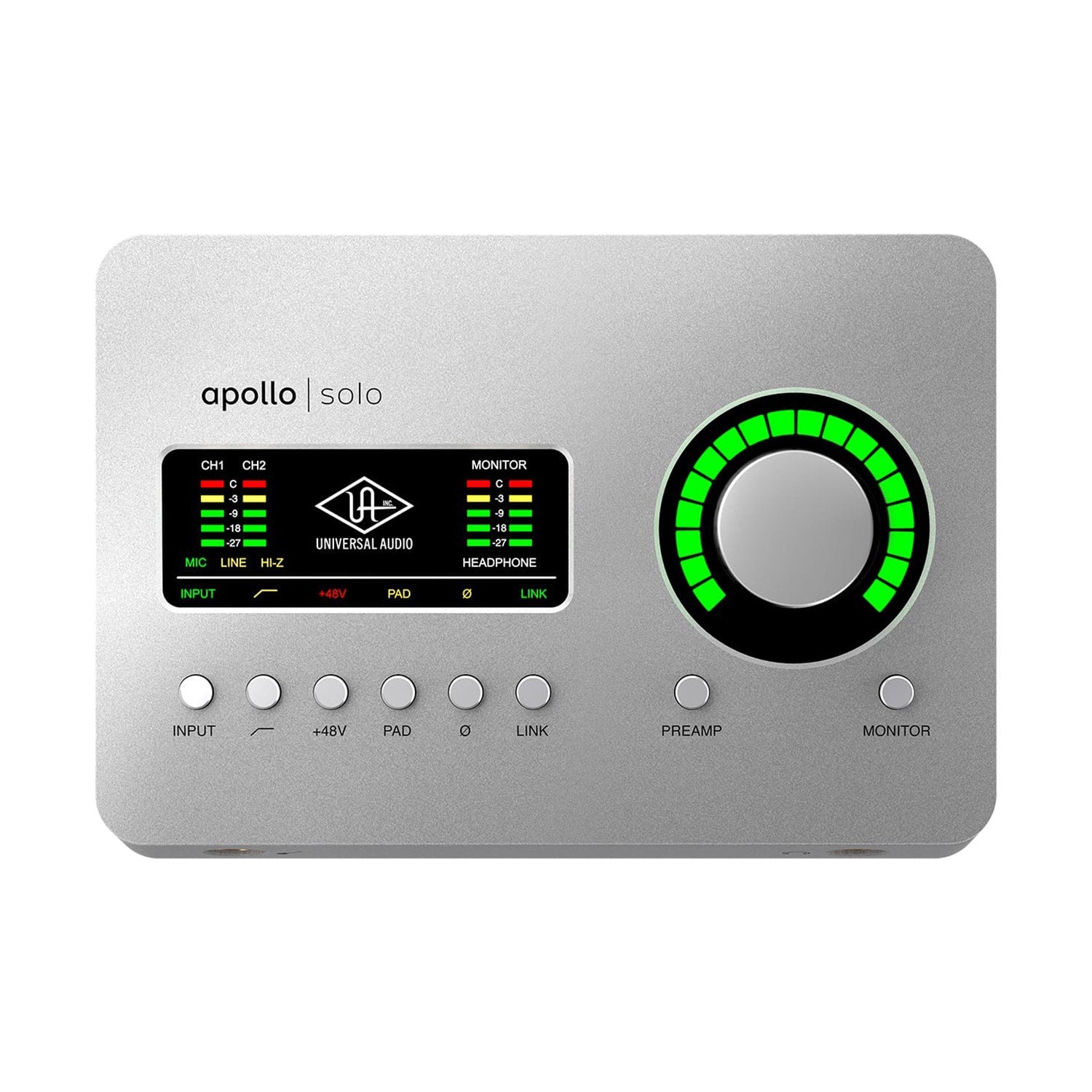 UA Universal Audio Apollo Solo 2-Input USB Audio Recording Interface (B-STOCK)