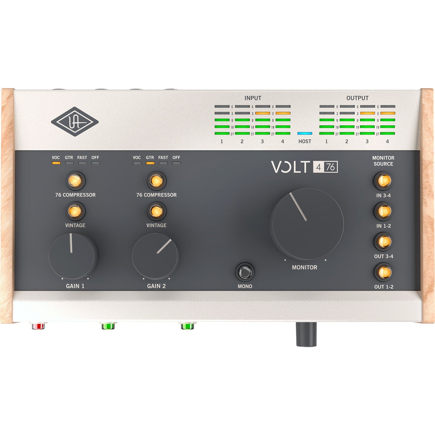 Universal Audio Volt 476 4-In/4-Out 24-bit/192 kHz USB 2.0 USB Audio Interface