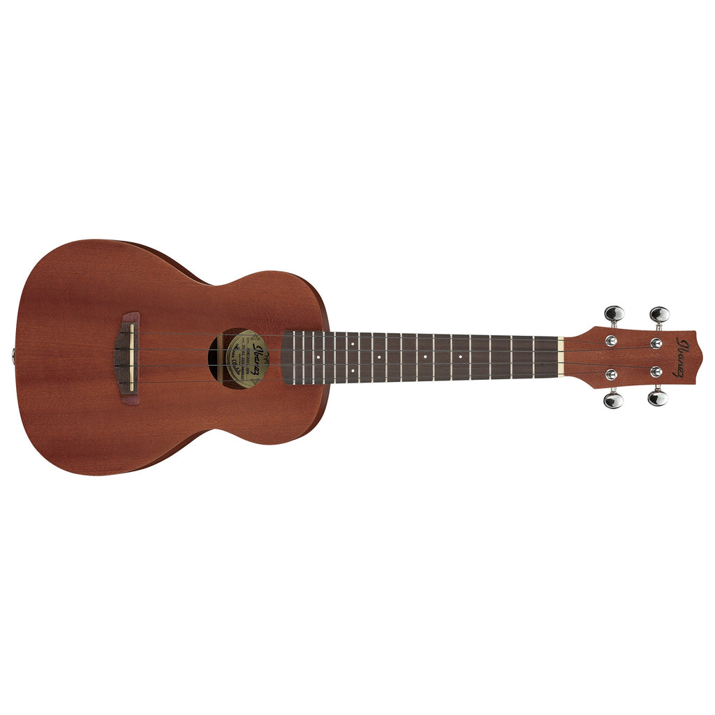 Ibanez UKC100 Concert Size Uke Ukulele, Sapele Body w/ Purpleheart Fretboard