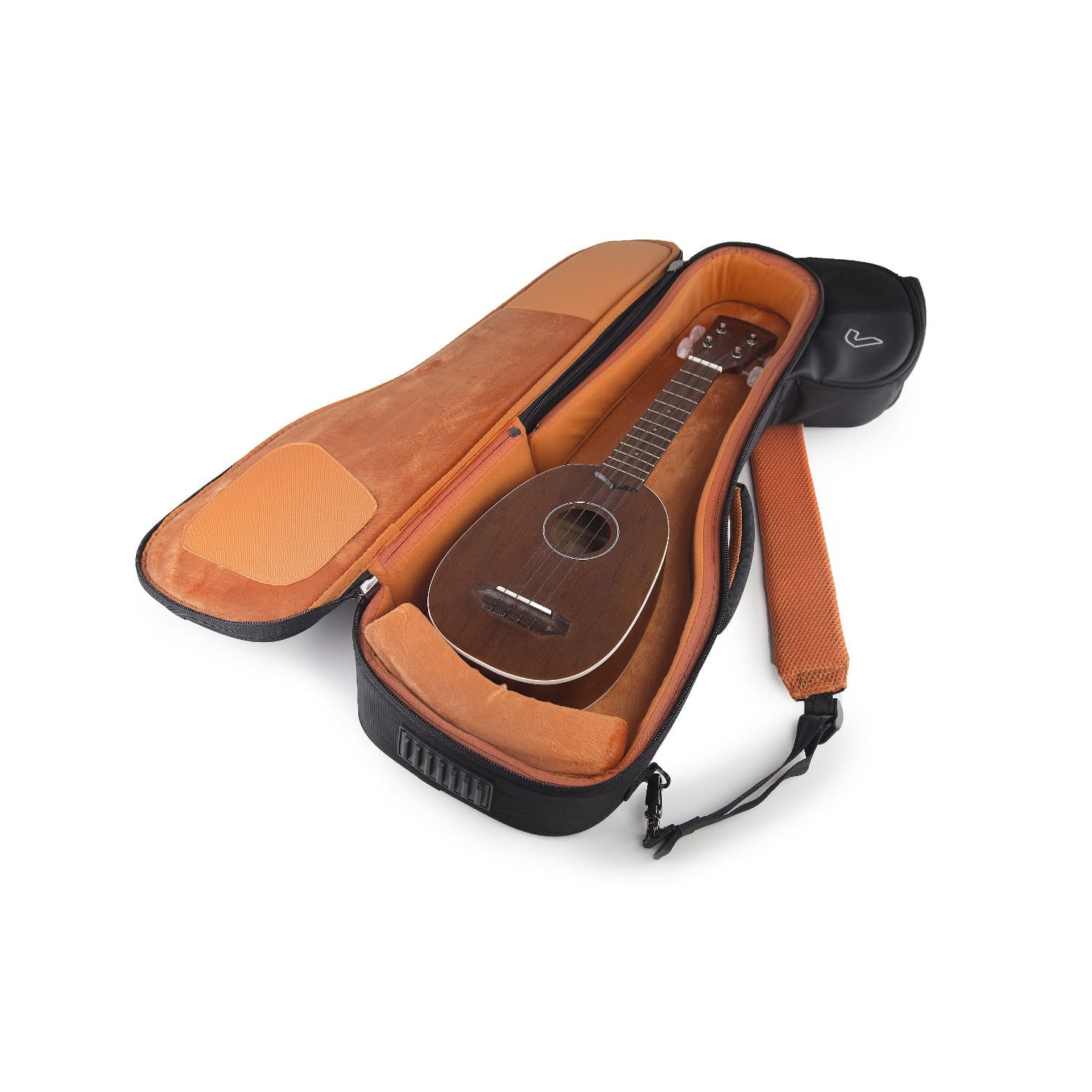 Gruv Gear GigBlade 2 Small, Soprano, Concert Ukulele Bag - Black