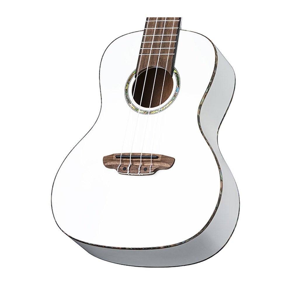 Luna Uke "Hau" Snow White Concert Ukulele w/ Gig Bag