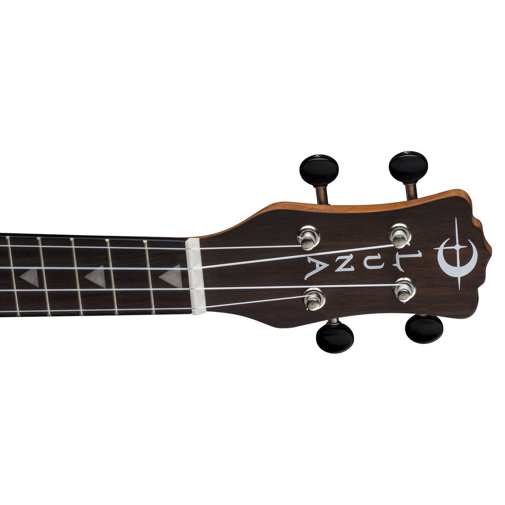 Luna Uke Vintage Mahogany Electric Acoustic Ukulele, Soprano, Natural
