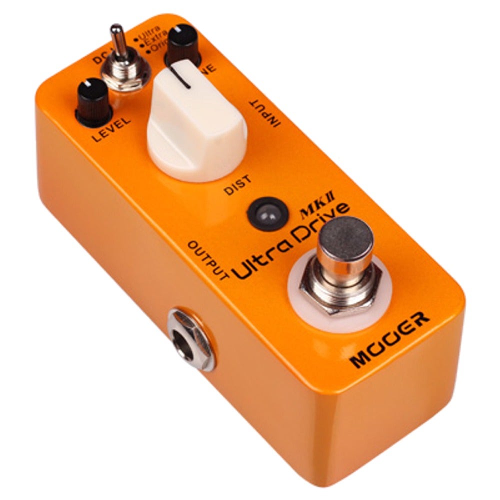 Mooer Ultra Drive MKII Distortion Compact Guitar Effect Pedal with 3 Modes