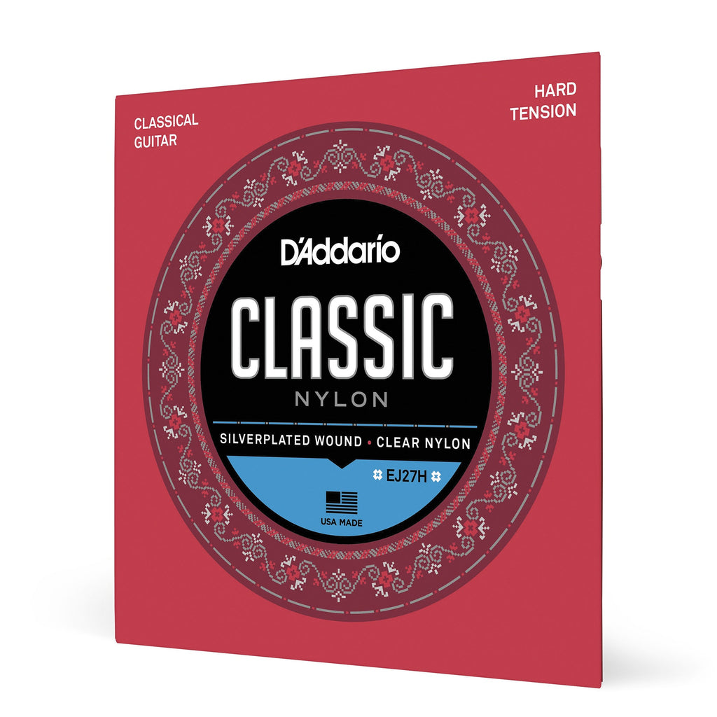 10-Pack D'Addario EJ27H Student Nylon Hard Tension Classical Acoustic Guitar Strings