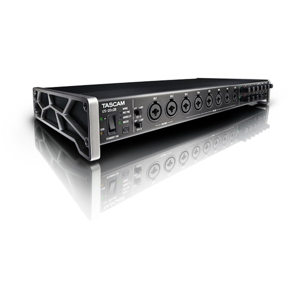 Tascam Celesonic US-20x20 Pack 20-Channel Analog/Digital I/O 1-Rackspace