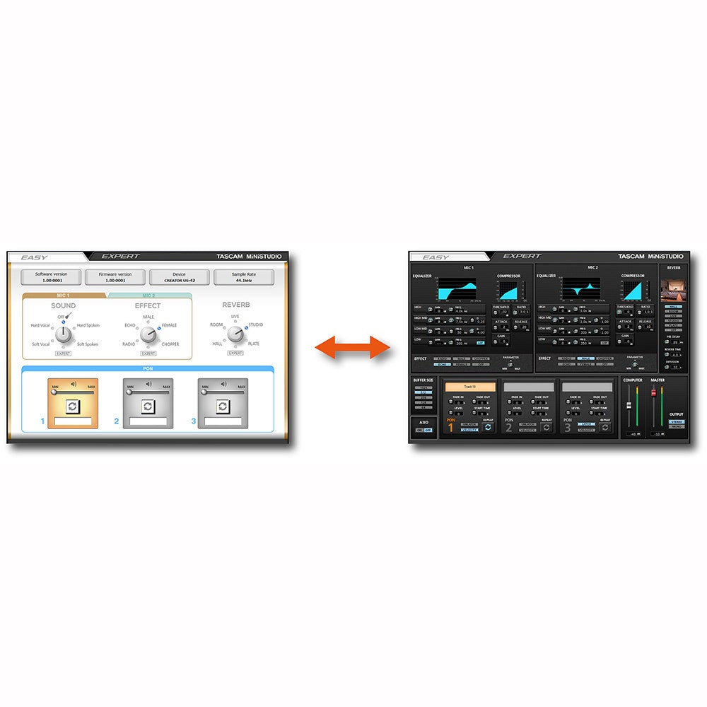 Tascam US-42 MiNiSTUDIO Creator Audio Interface