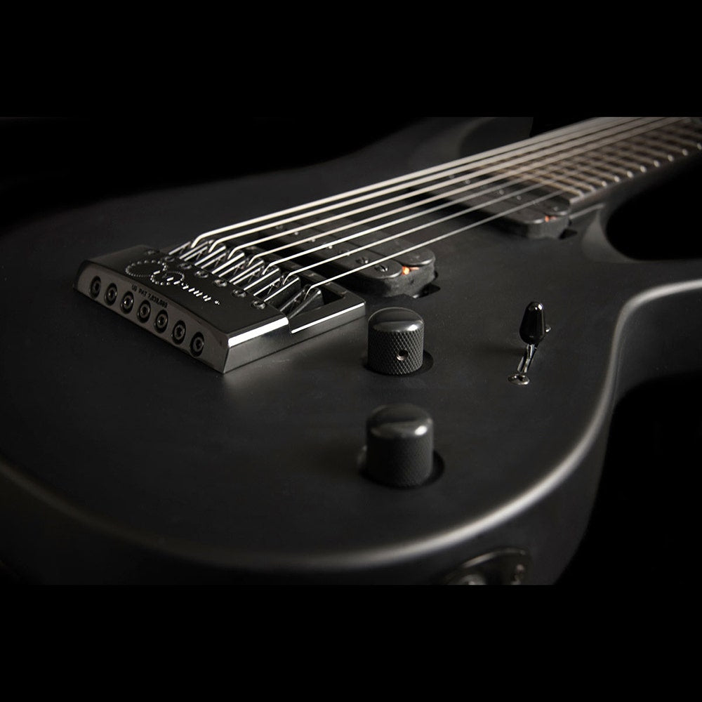 Washburn PX-SOLAR17ETC Ola Englund Parallaxe Solar 7-String Evertune Electric Guitar - Black Matte (B-STOCK)