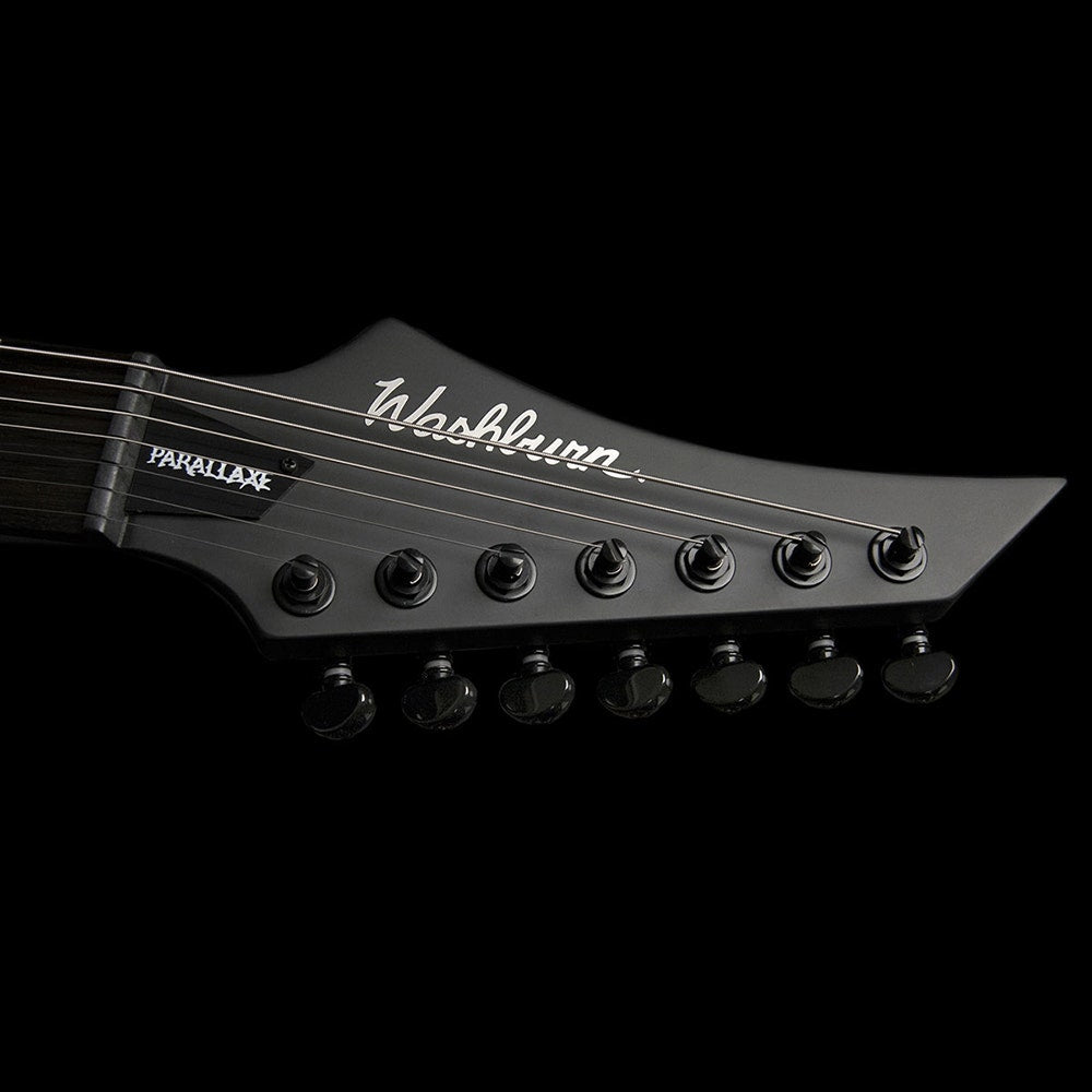 Washburn PX-SOLAR17ETC Ola Englund Parallaxe Solar 7-String Evertune Electric Guitar - Black Matte (B-STOCK)