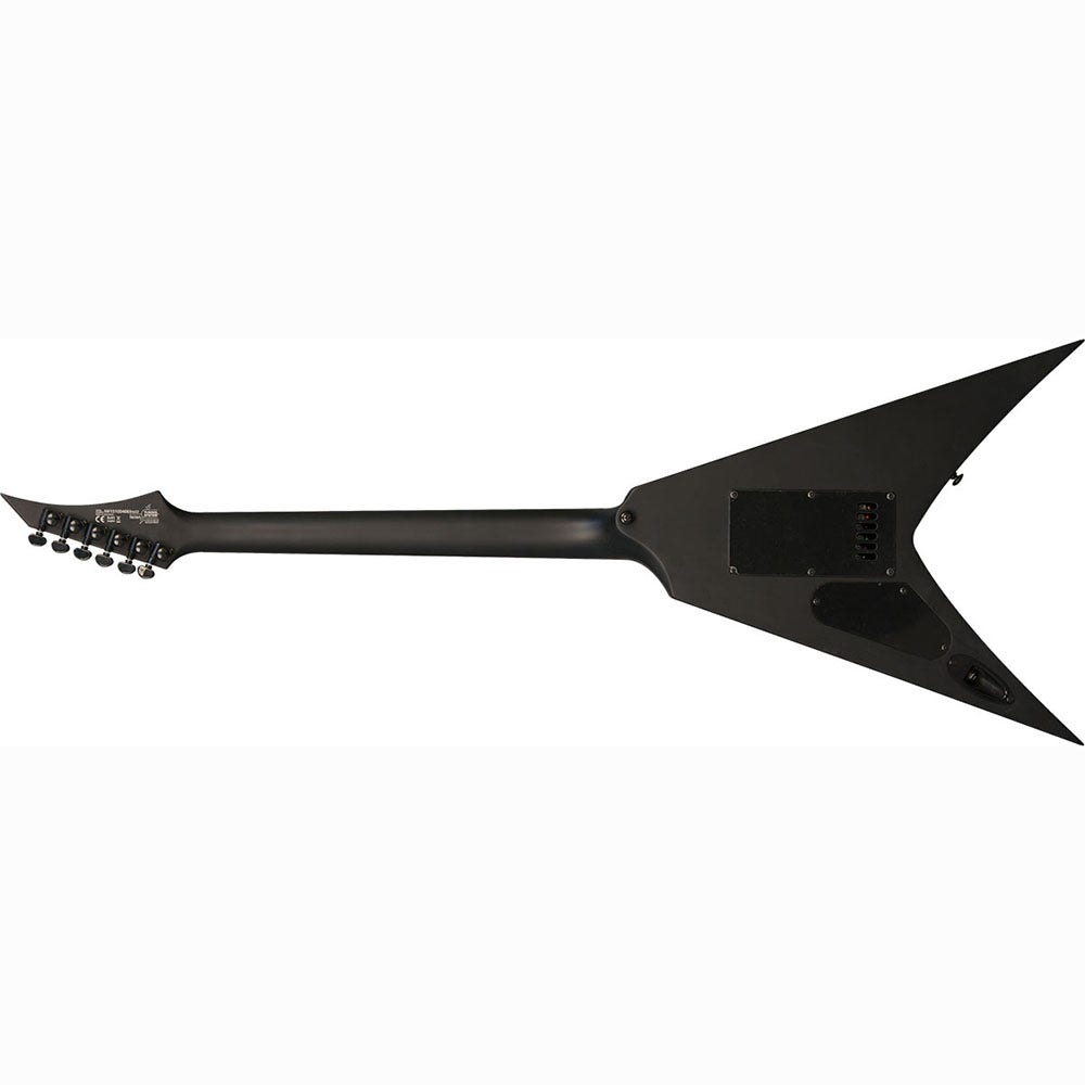 Washburn PX-SOLARV16ETCK Parallaxe Ola Englund Series Flying V Electric Guitar - Carbon Matte Black