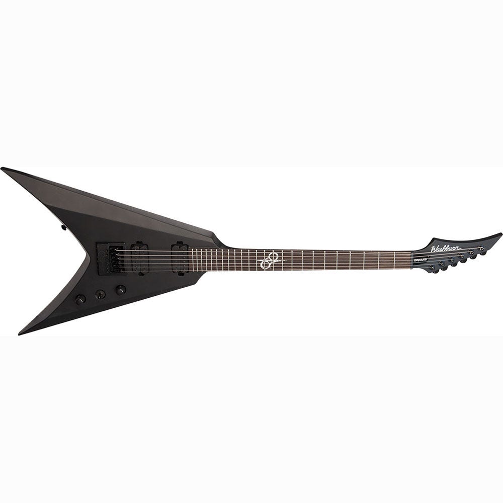 Washburn PX-SOLARV16ETCK Ola Englund Parallaxe Solar V 6-String Evertune Electric Guitar with Gig Bag - Black Matte (B-STOCK)
