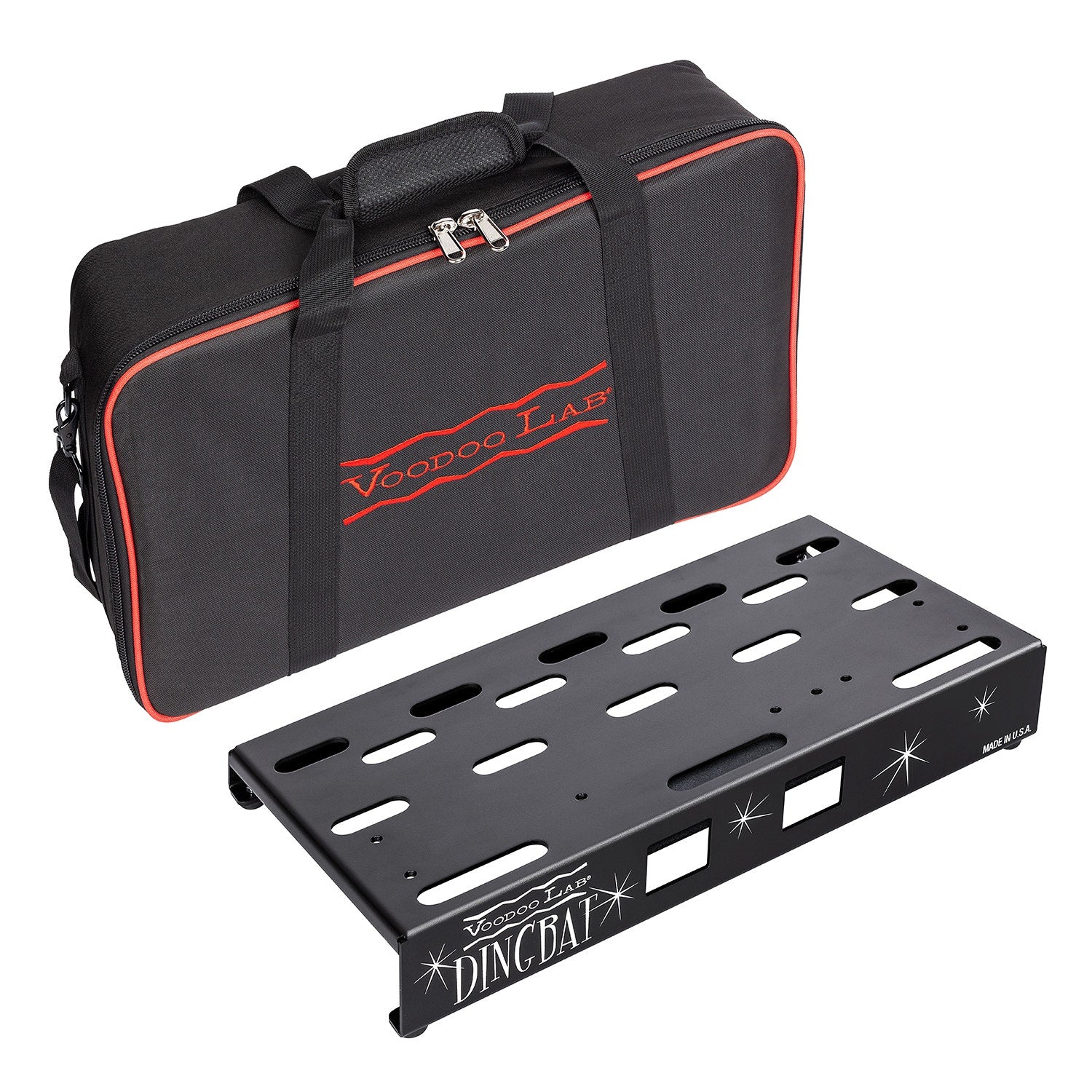 Voodoo Lab Dingbat Small EX Pedalboard Power Package with Pedal Power X8