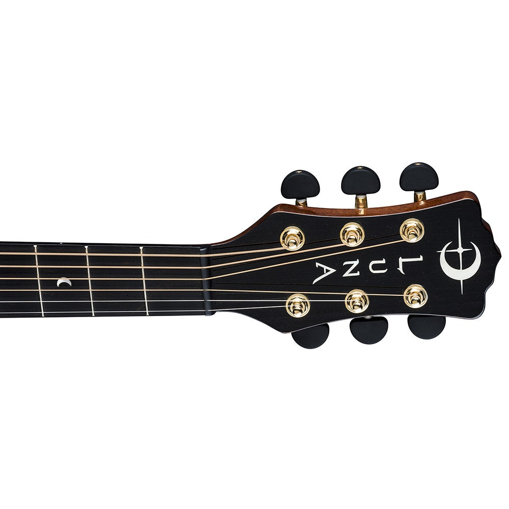 Luna Guitars Vista Wolf Tropical Wood Acoustic Electric Guitar, Gloss Natural
