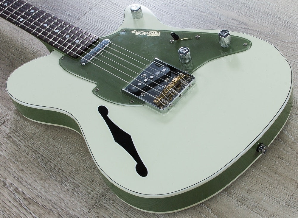 Fret King FKV25JJ Black Label Signature Series John Jorgenson Electric Guitar - Arcadia Green (Open Box)