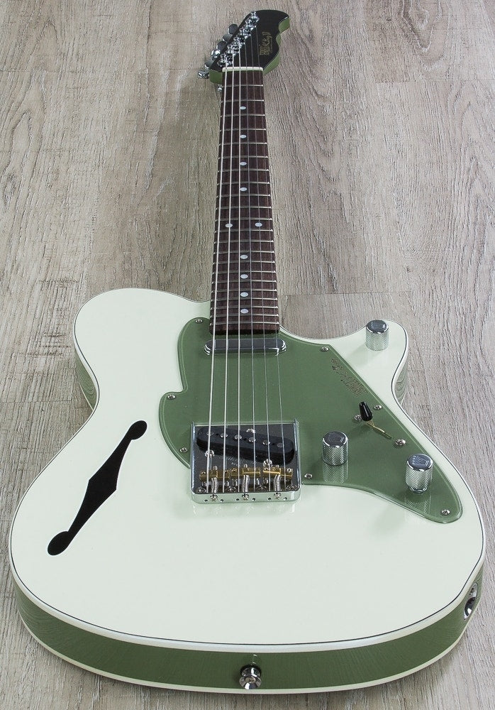 Fret King FKV25JJ Black Label Signature Series John Jorgenson Electric Guitar - Arcadia Green (Open Box)