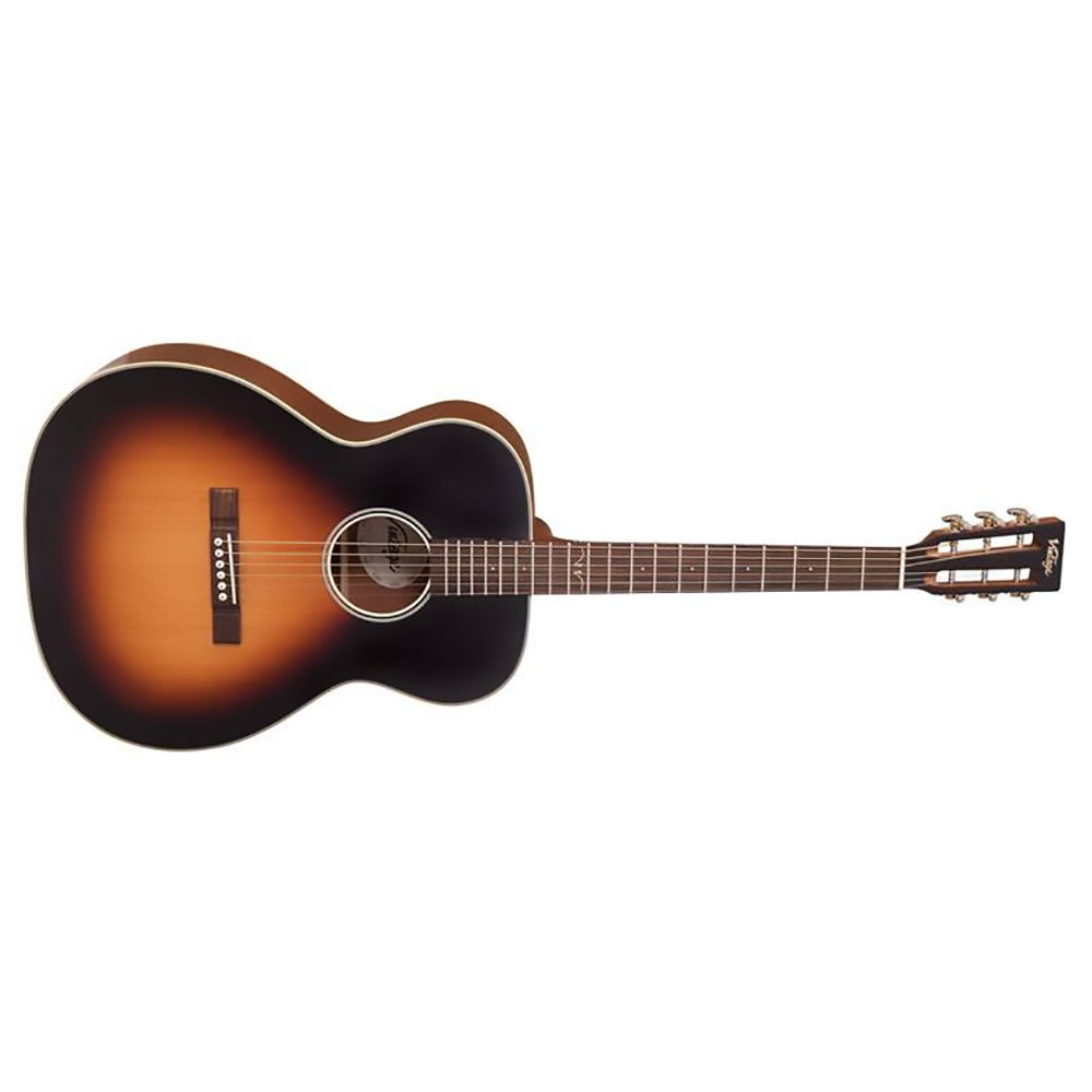 Vintage Historic Orchestra Model VE440VB Acoustic Guitar, Orchestra Vintage Burst