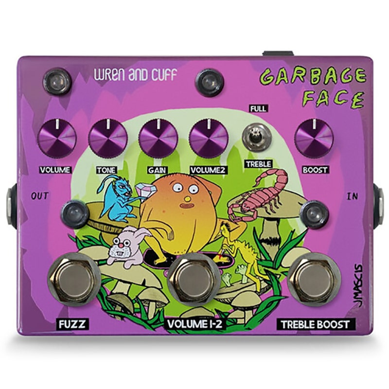 Wren and Cuff J Mascis Garbage Face Muff Muffer Multi-Effects / Fuzz / Gain / Volume Guitar Effects Pedal