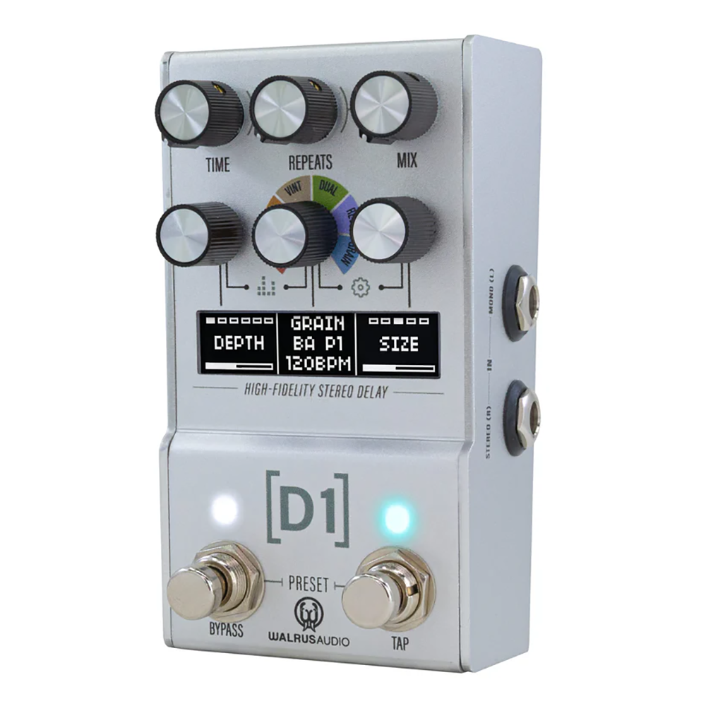 Walrus Audio Mako Series MKII D1 High-Fidelity Delay Guitar Effect Pedal