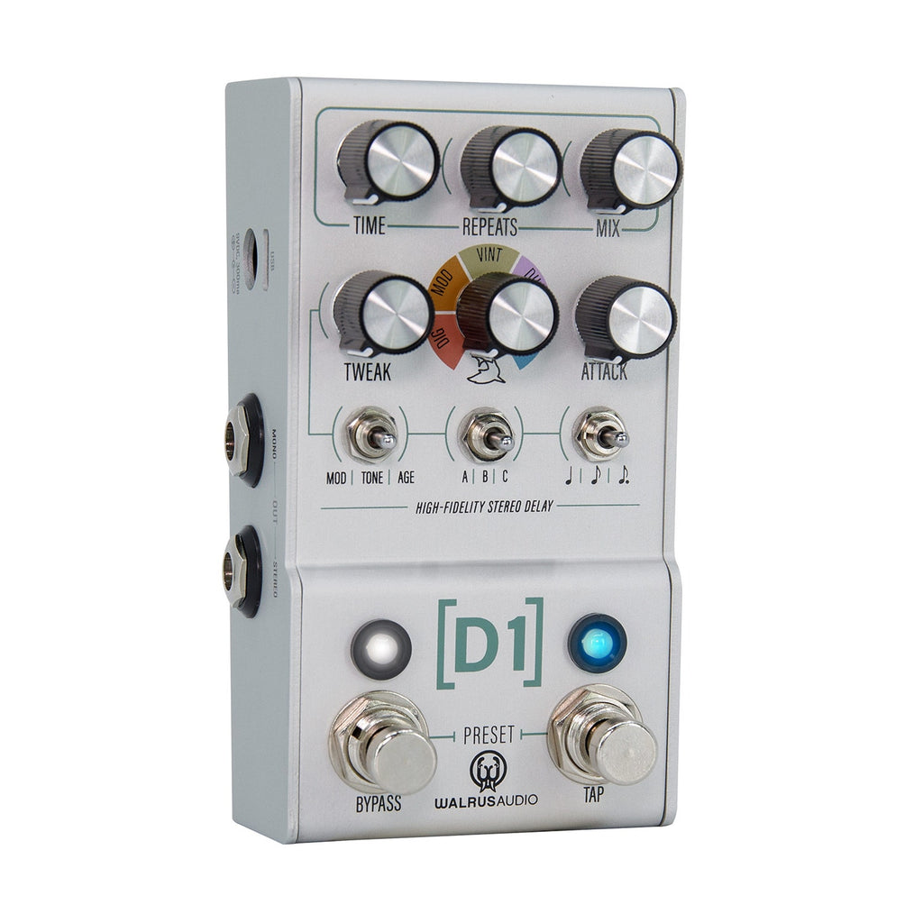 Walrus Audio MAKO Series D1 V.2 High-Fidelity Delay Guitar Effects Pedal