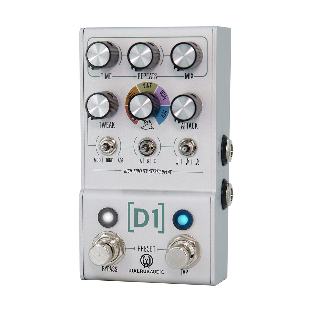 Walrus Audio MAKO Series D1 V.2 High-Fidelity Delay Guitar Effects Pedal
