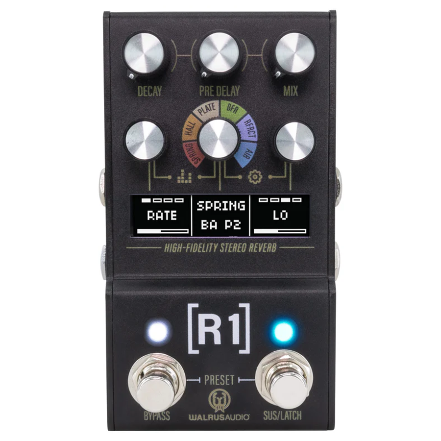 Walrus Audio Mako Series MKII R1 High-Fidelity Reverb Guitar Effect Pedal