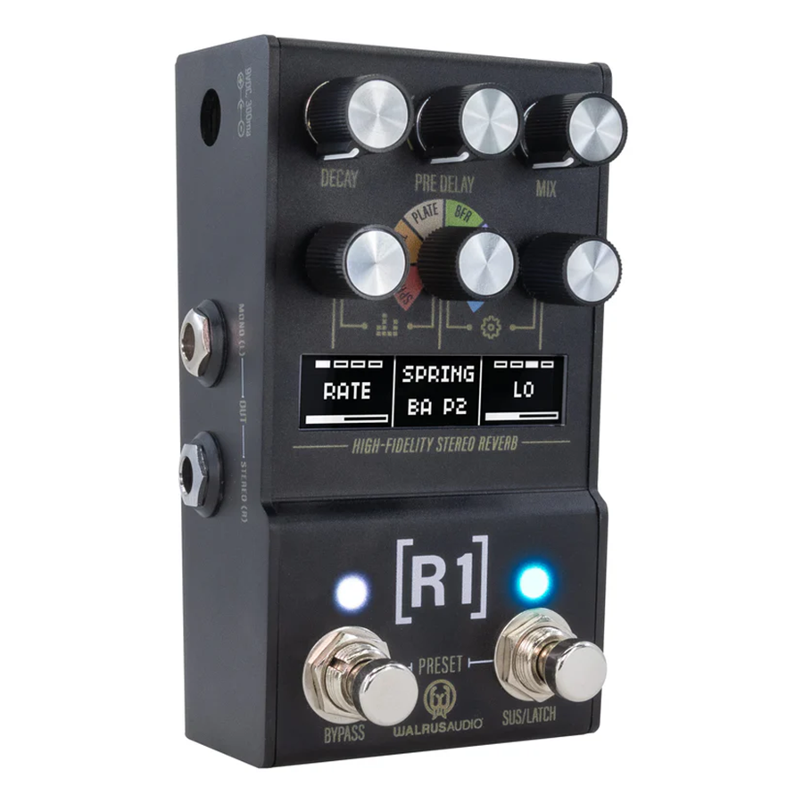 Walrus Audio Mako Series MKII R1 High-Fidelity Reverb Guitar Effect Pedal