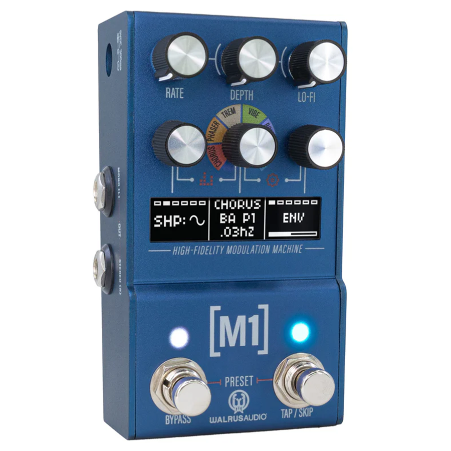 Walrus Audio Mako Series MKII M1 High-Fidelity Modulation Machine Guitar Effects Pedal