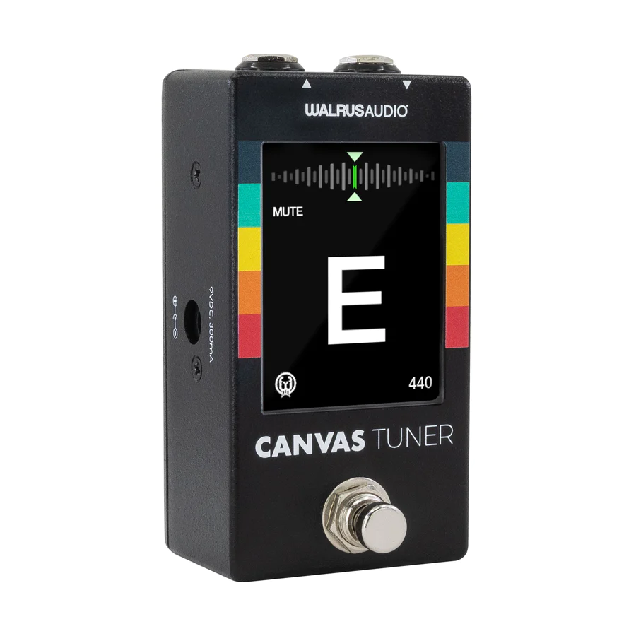 Walrus Audio Canvas Tuner Guitar / Bass Pedal with 2.8" TFT LCD Display & 0.1 Cent Accuracy