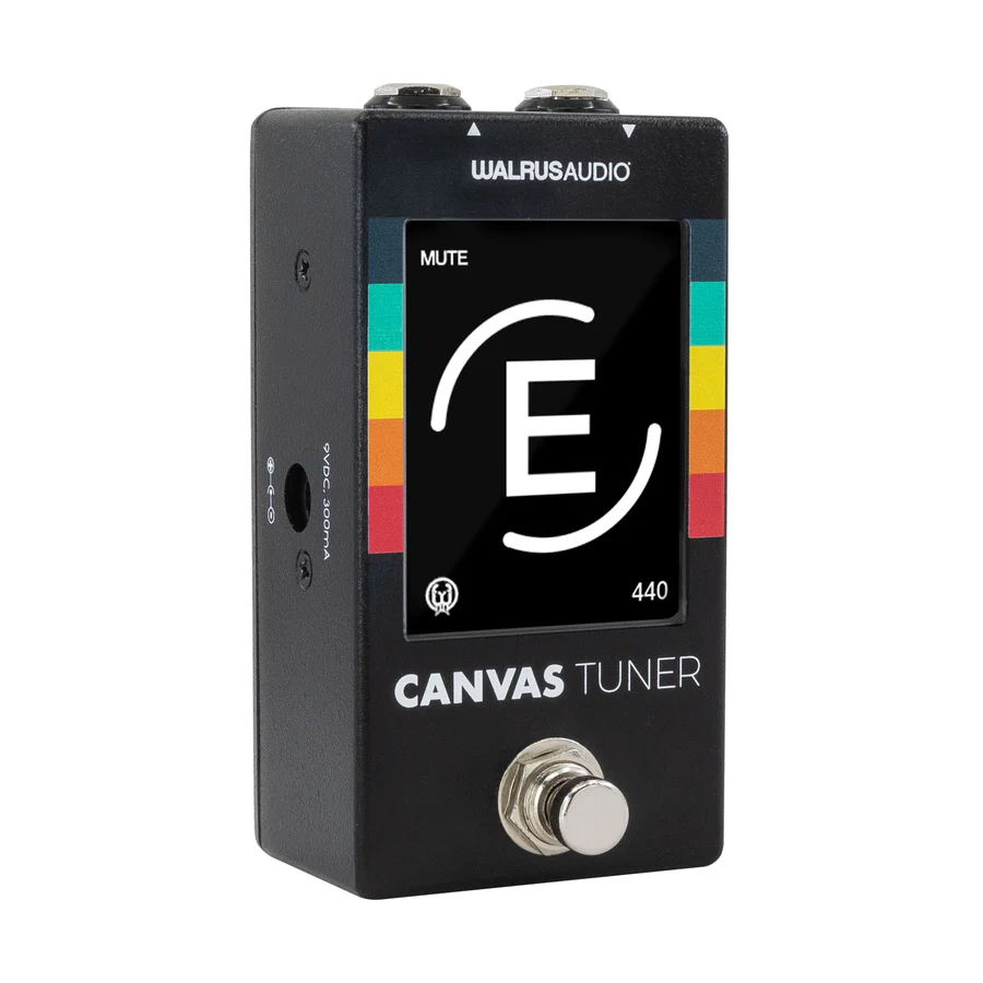 Walrus Audio Canvas Tuner Guitar / Bass Pedal with 2.8" TFT LCD Display & 0.1 Cent Accuracy