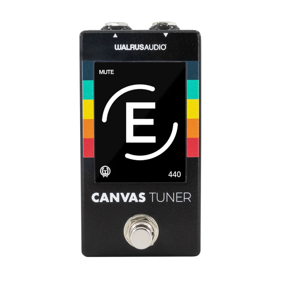 Walrus Audio Canvas Tuner Guitar / Bass Pedal with 2.8" TFT LCD Display & 0.1 Cent Accuracy