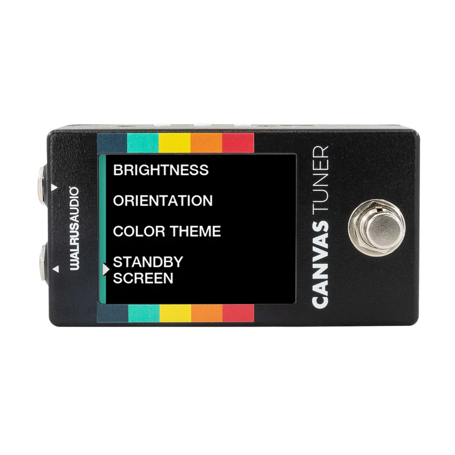 Walrus Audio Canvas Tuner Guitar / Bass Pedal with 2.8" TFT LCD Display & 0.1 Cent Accuracy