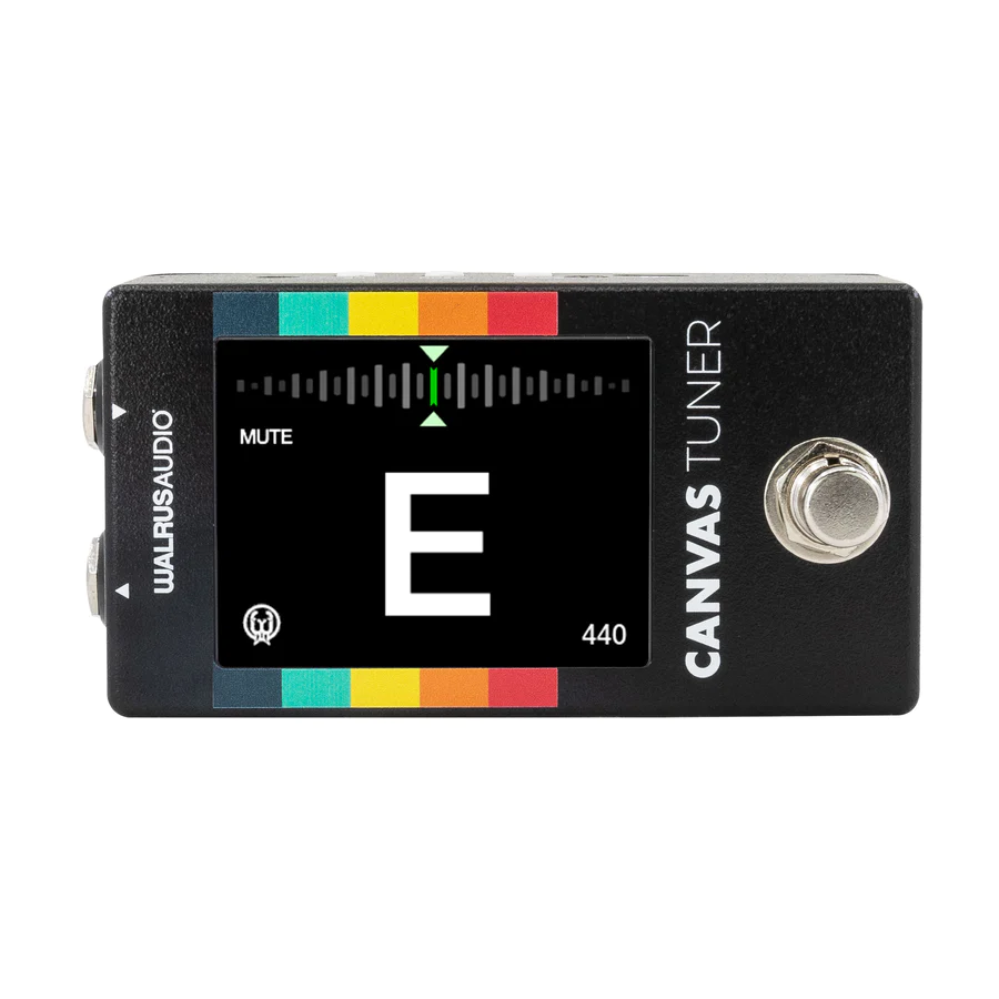 Walrus Audio Canvas Tuner Guitar / Bass Pedal with 2.8" TFT LCD Display & 0.1 Cent Accuracy