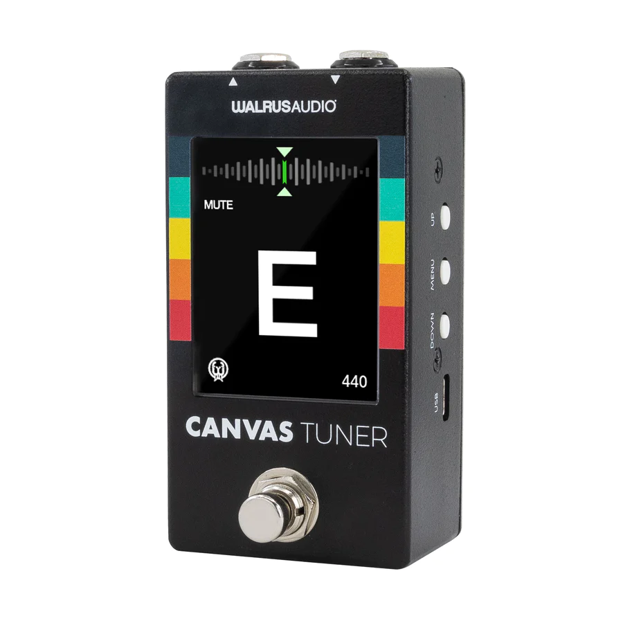 Walrus Audio Canvas Tuner Guitar / Bass Pedal with 2.8" TFT LCD Display & 0.1 Cent Accuracy