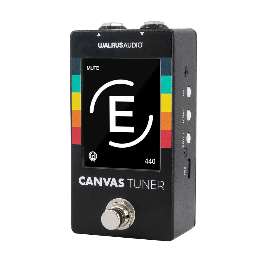 Walrus Audio Canvas Tuner Guitar / Bass Pedal with 2.8" TFT LCD Display & 0.1 Cent Accuracy