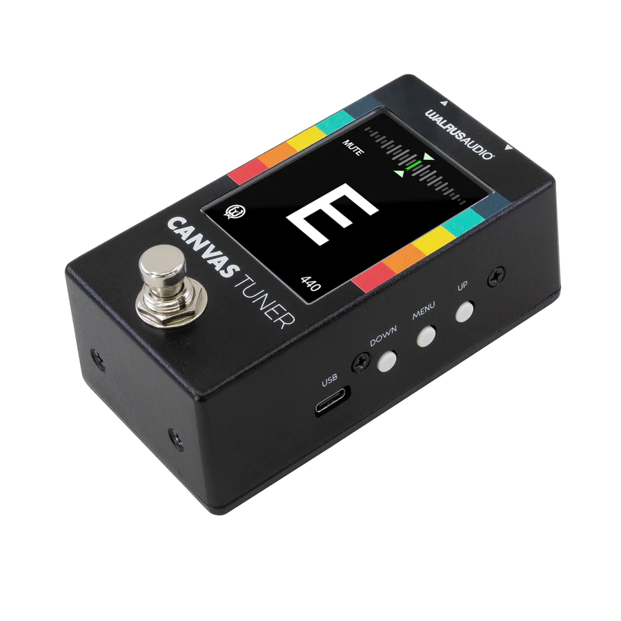 Walrus Audio Canvas Tuner Guitar / Bass Pedal with 2.8" TFT LCD Display & 0.1 Cent Accuracy