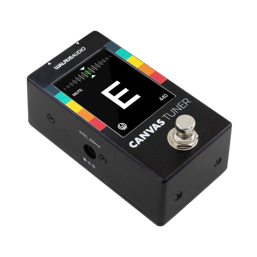 Walrus Audio Canvas Tuner Guitar / Bass Pedal with 2.8" TFT LCD Display & 0.1 Cent Accuracy